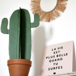 DIY- Fabriquer un cactus en carton 3D
