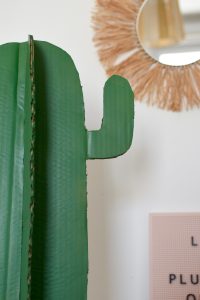 realiser un cactus en carton 3D facilement