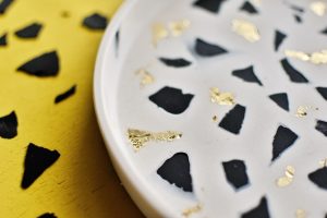 faire un effet terrazzo en jesmonite