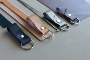 atelier evenementiel porte-clé en cuir
